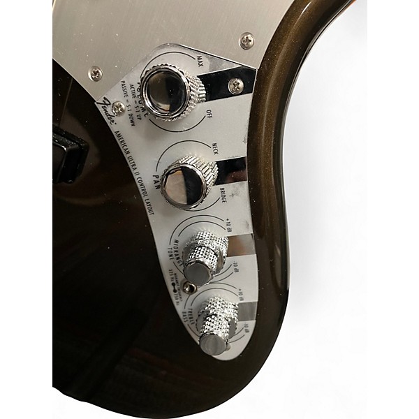 Used 2024 Fender American Ultra Jazz Bass Texas Tea Electric Bass Guitar