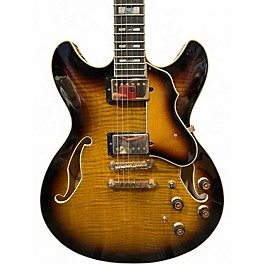 Used Ibanez AS153A Artstar Brown Sunburst Hollow Body Electric Guitar
