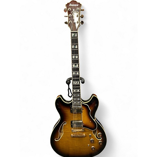 Used Ibanez AS153A Artstar Brown Sunburst Hollow Body Electric Guitar