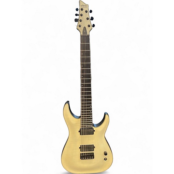 Used Schecter Guitar Research km7 mkI white Solid Body Electric Guitar