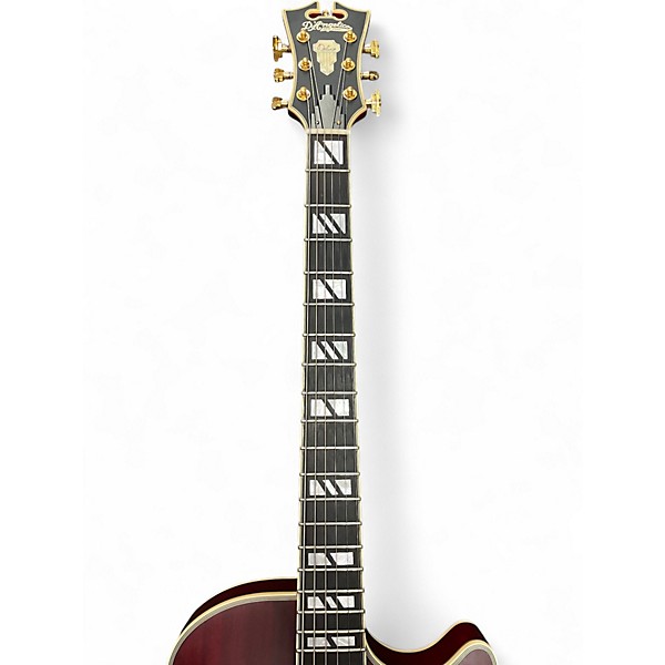 Used D'Angelico Deluxe Series SS BARI Wine Red Baritone Guitars