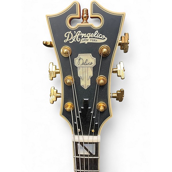 Used D'Angelico Deluxe Series SS BARI Wine Red Baritone Guitars