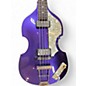 Used 2021 Hofner 62 CUSTOM SHOP VIOLIN BASS Purple Electric Bass Guitar