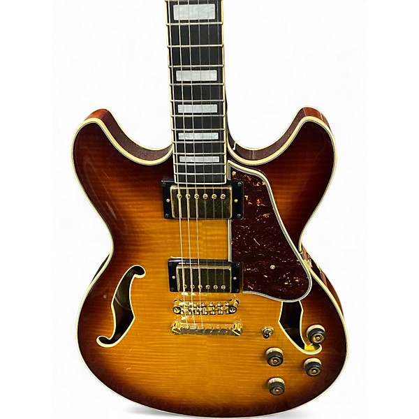 Used Ibanez AS93 Artcore 2 Color Sunburst Hollow Body Electric Guitar