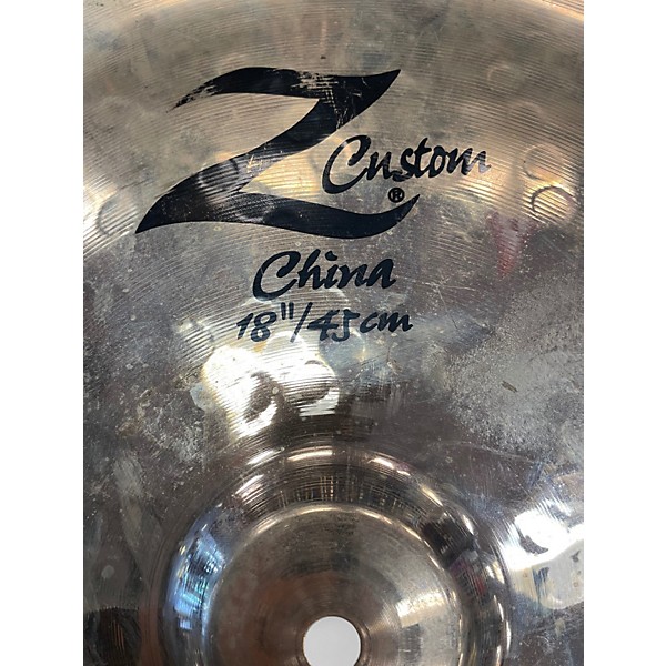 Used Zildjian 18in Z Custom china Cymbal