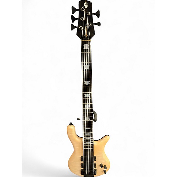 Used Spector NS5XL  Natural Electric Bass Guitar