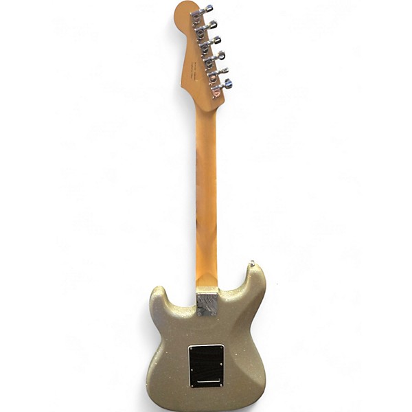 Used Miscellaneous PARTSCASTER Silver Sparkle Solid Body Electric Guitar