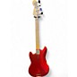 Used 2022 Nash Guitars MB63 Candy Apple Red W/ WHT racing stripe Electric Bass Guitar