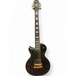 Used Epiphone Matt Heafy Les Paul Custom 7 Left Handed Ebony Electric Guitar