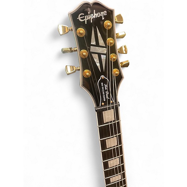 Used Epiphone Matt Heafy Les Paul Custom 7 Left Handed Ebony Electric Guitar