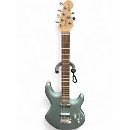 Used Sterling by Music Man LK100D Luke Blue Solid Body Electric Guitar