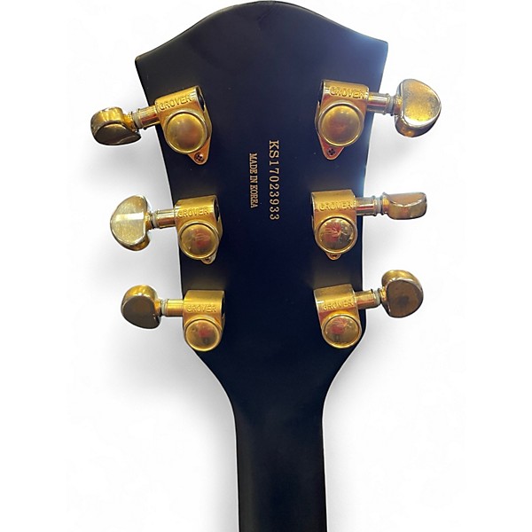 Used Gretsch Guitars G5191 Tim Armstrong Signature Electromatic Left Handed Black Hollow Body Electric Guitar