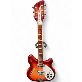 Vintage 1998 Rickenbacker 360 Fireglo Hollow Body Electric Guitar