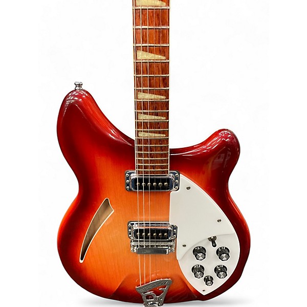 Vintage 1998 Rickenbacker 360 Fireglo Hollow Body Electric Guitar