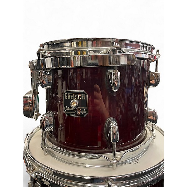 Used Gretsch Drums 6 Piece Catalina Maple Gloss Cherry Burst Drum Kit