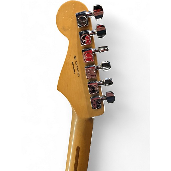 Used Fender Player Stratocaster Black Solid Body Electric Guitar