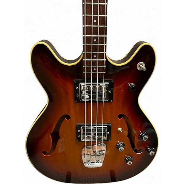 Vintage 1970s Guild SFBASSIISB Sunburst Electric Bass Guitar
