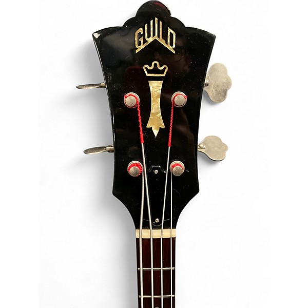 Vintage 1970s Guild SFBASSIISB Sunburst Electric Bass Guitar