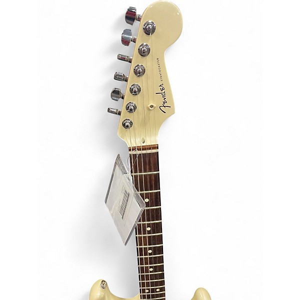 Used Fender American Showcase Stratocaster Olympic Pearl Solid Body Electric Guitar