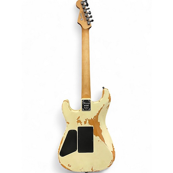 Used Charvel Pro Mod Relic Series SD1 Weathered White Solid Body Electric Guitar