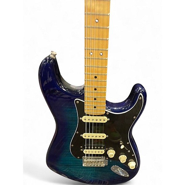 Used Fender Player Stratocaster HSS Metallic Aqua Marine Solid Body Electric Guitar