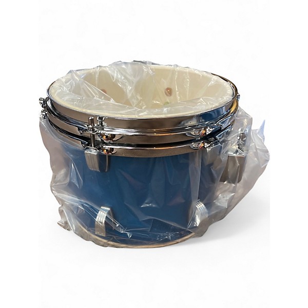 Used Ludwig 5 Piece Accent Blue Drum Kit