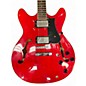 Used Squier STARFIRE Candy Apple Red Solid Body Electric Guitar