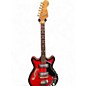 Used Kingston Model 3 Crimson Red Burst Hollow Body Electric Guitar thumbnail