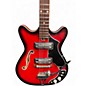 Used Kingston Model 3 Crimson Red Burst Hollow Body Electric Guitar
