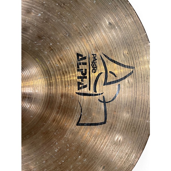 Used Paiste 16in Alpha Thin Crash Cymbal
