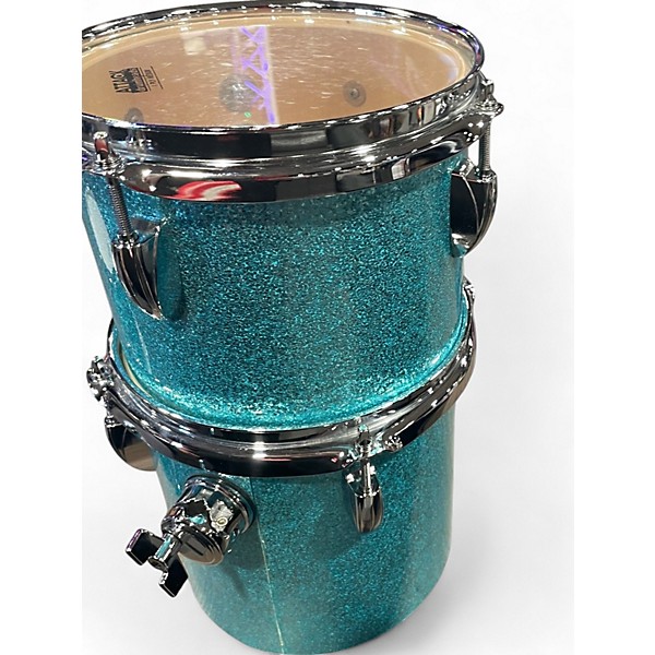 Used Gretsch Drums 4 Piece new classic maple Seafoam Pearl Drum Kit