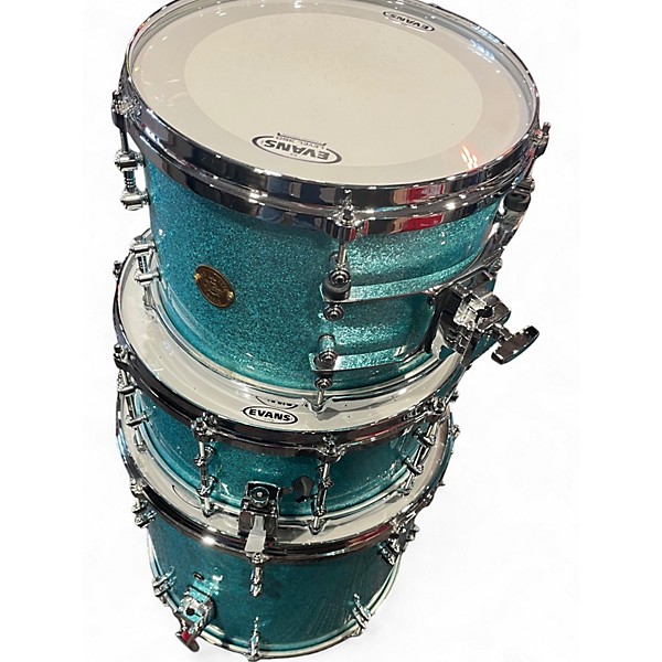 Used Gretsch Drums 4 Piece new classic maple Seafoam Pearl Drum Kit