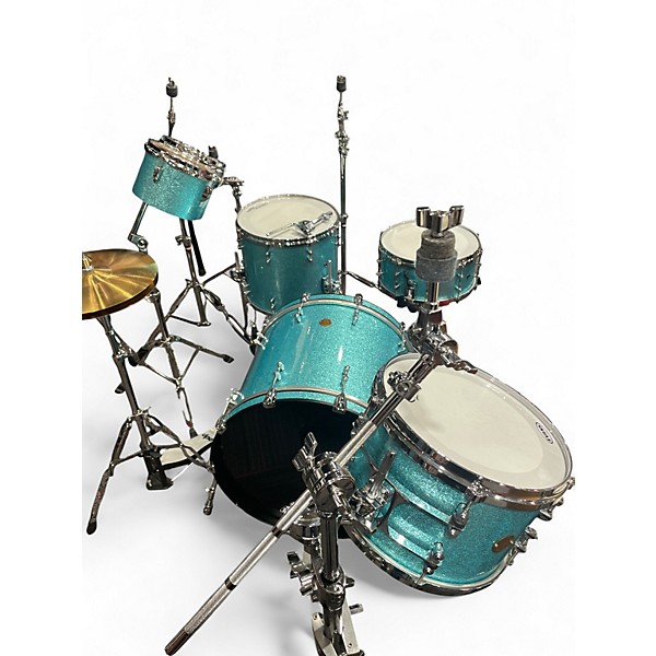 Used Gretsch Drums 4 Piece new classic maple Seafoam Pearl Drum Kit