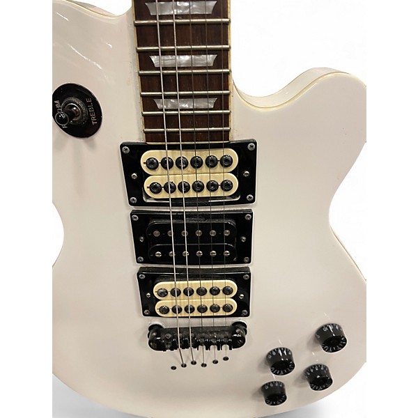 Used Douglas LP STYLE WHITE Solid Body Electric Guitar