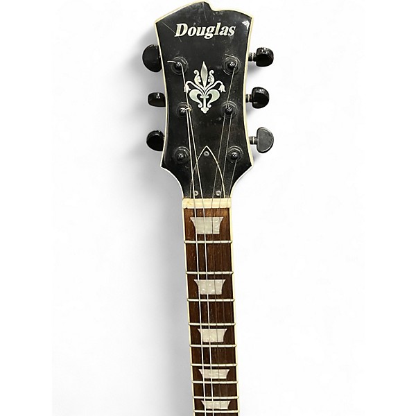 Used Douglas LP STYLE WHITE Solid Body Electric Guitar
