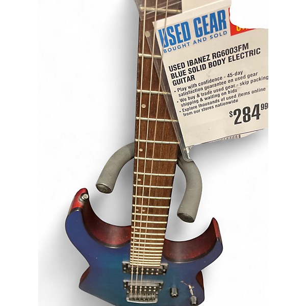 Used Ibanez RG6003FM BLUE Solid Body Electric Guitar