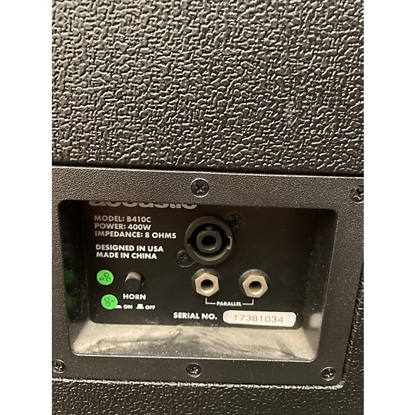 Used Acoustic B410C Bass Cabinet