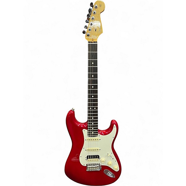 Used 2015 Fender USA Pro Stratocaster HSS Trans Crimson Red Solid Body Electric Guitar