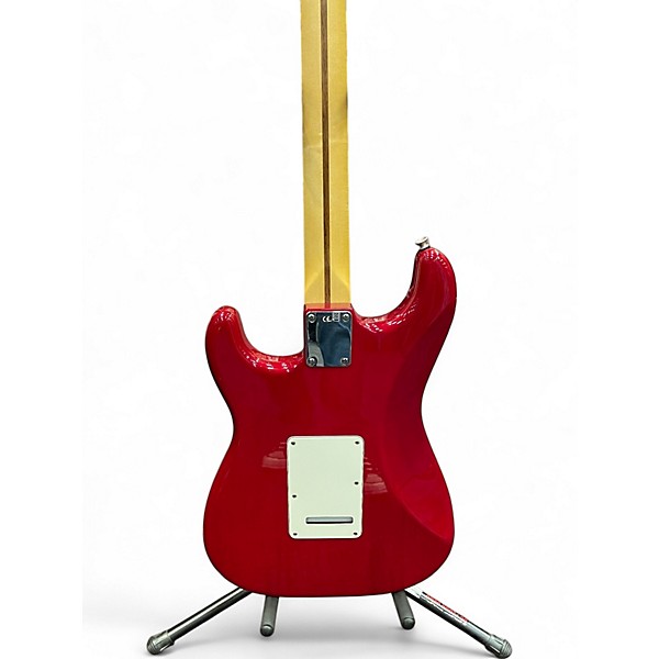 Used 2015 Fender USA Pro Stratocaster HSS Trans Crimson Red Solid Body Electric Guitar