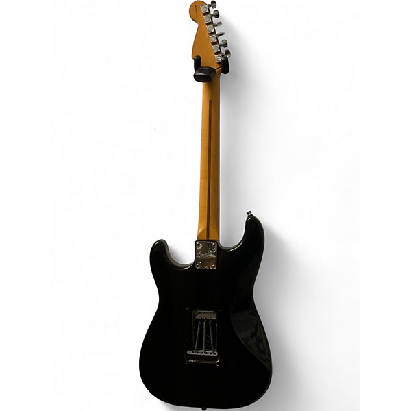 Used Fender American Standard Stratocaster Black Solid Body Electric Guitar