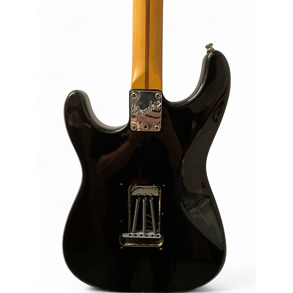 Used Fender American Standard Stratocaster Black Solid Body Electric Guitar