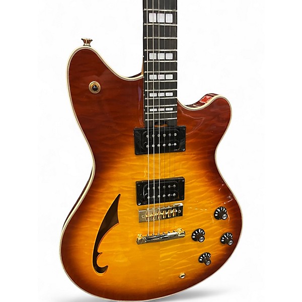Used EVH SA126 2 Color Sunburst Hollow Body Electric Guitar