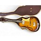 Vintage 1970s Kay K580 2 Color Sunburst Hollow Body Electric Guitar thumbnail