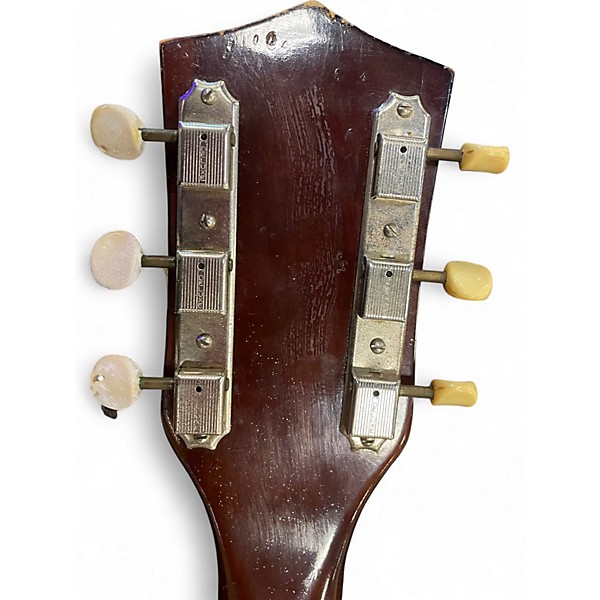 Vintage 1970s Kay K580 2 Color Sunburst Hollow Body Electric Guitar