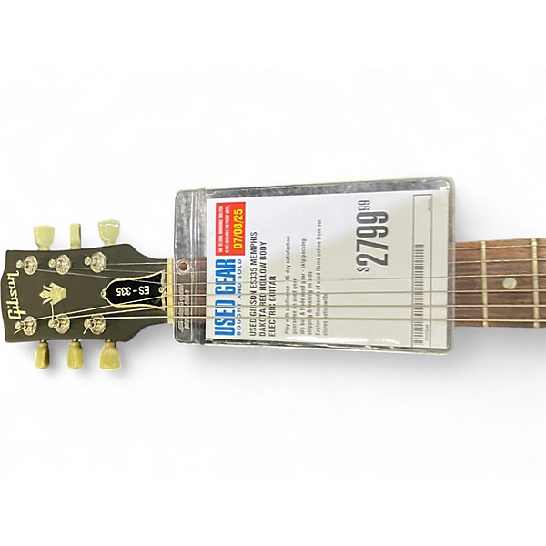 Used Gibson ES335 Memphis Dakota Red Hollow Body Electric Guitar