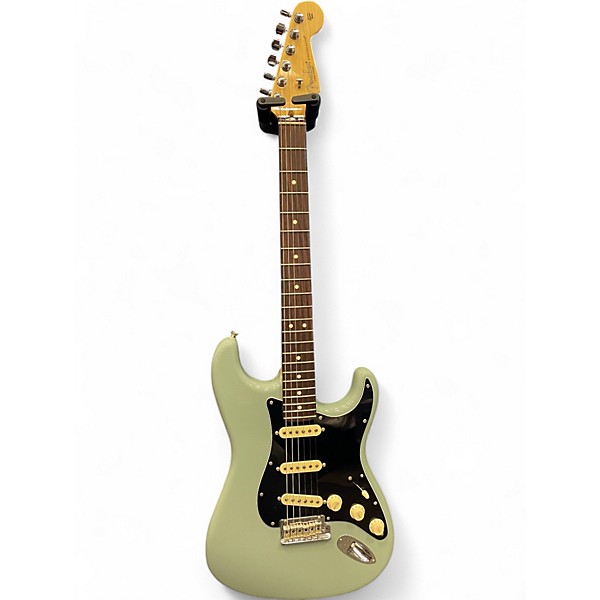Used 2019 Fender American Professional Stratocaster SSS Antique Olive Solid Body Electric Guitar