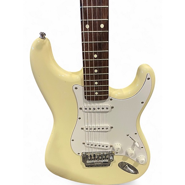 Used Squier MIJ Stratocaster Alpine White Solid Body Electric Guitar