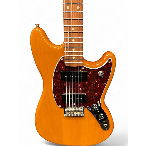 Used Fender Mustang 90 Natural Solid Body Electric Guitar