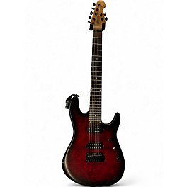 Used Sterling by Music Man cutlass jason richardson signature 7str red burst Solid Body Electric Guitar