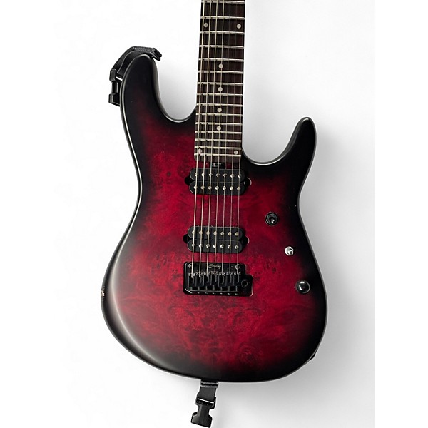 Used Sterling by Music Man cutlass jason richardson signature 7str red burst Solid Body Electric Guitar
